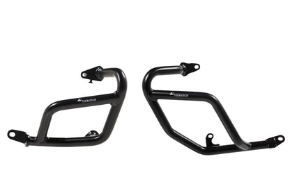 Motorsturzbügel Edelstahl schwarz, für BMW F850GS / F750GS