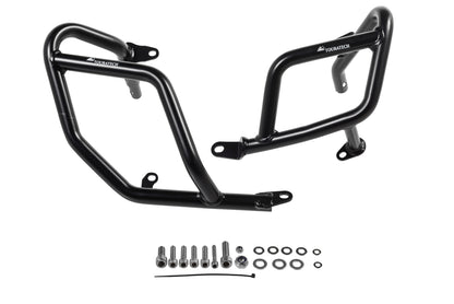 Motorsturzbügel Edelstahl schwarz, für BMW F850GS / F750GS