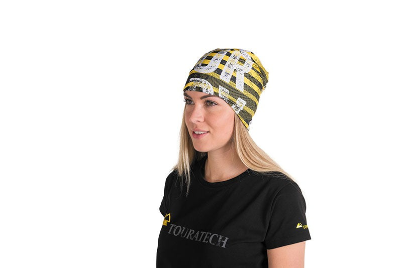 Multifunktionstuch "Stripes", schwarz/gelb