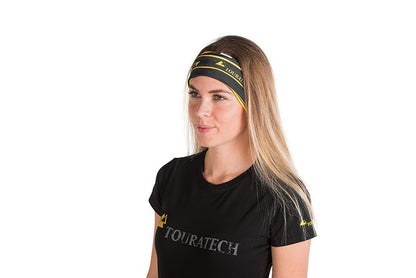 Multifunktionstuch "Stripes", schwarz/gelb