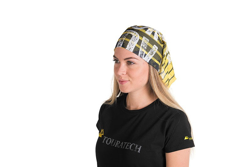 Multifunktionstuch "Stripes", schwarz/gelb