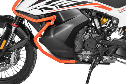 Motorschutz RALLYE Evo, Alu schwarz für KTM 790 Adventure/ 790 Adventure R - KTM Hauptständer