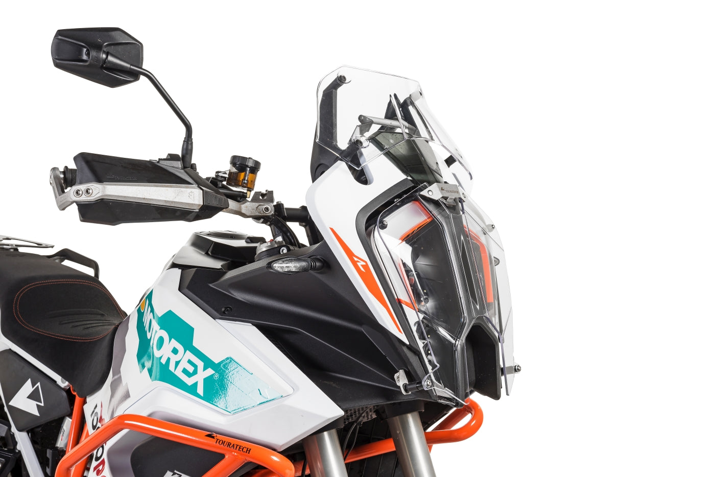 Scheinwerferschutz Makrolon mit Schnellverschluss  KTM 1290 Super Adventure S/R ab 2021 *OFFROAD USE ONLY*
