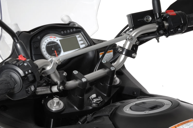 Lenkererhöhung 30 mm Typ3, schwarz, für Suzuki DL 650/V-Strom 650/DL1000, KTM LC4