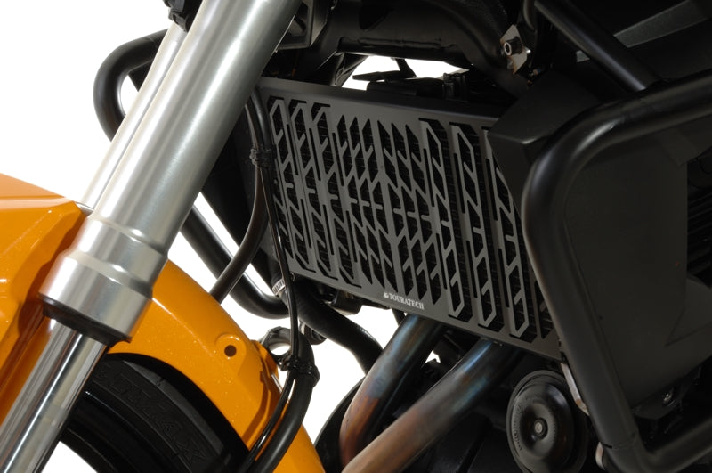 Kühlerschutz für Kawasaki Versys 650 (2012-2014), aluminium, schwarz