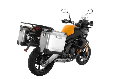 ZEGA Pro Koffersystem 31/31 Liter mit Stahlträger schwarz für Kawasaki Versys 650 (2010-2014)