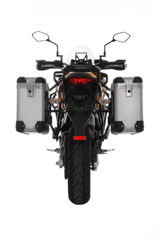 ZEGA Pro Koffersystem "And-S" 31/31 Liter mit Stahlträger schwarz für Kawasaki Versys 650 (2010-2014)