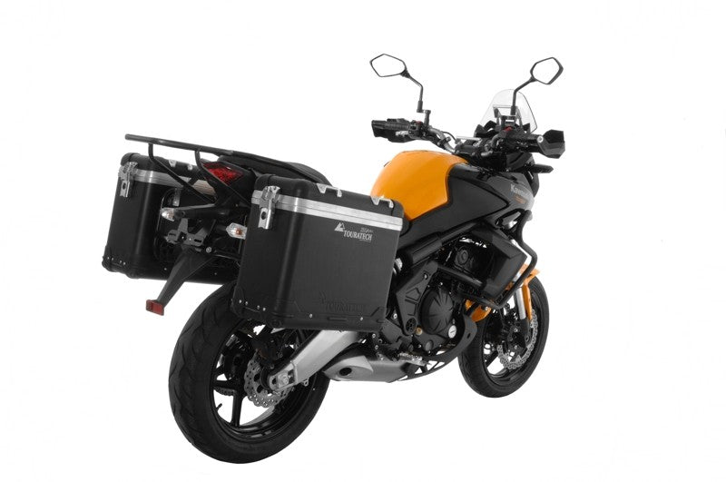 ZEGA Pro Koffersystem "And-Black" 31/31 Liter mit Stahlträger schwarz für Kawasaki Versys 650 (2010-2014)