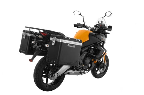 ZEGA Pro Koffersystem "And-Black" 38/38 Liter mit Stahlträger schwarz für Kawasaki Versys 650 (2010-2014)