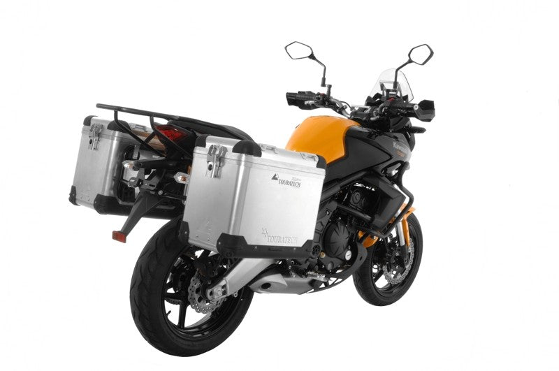 ZEGA Pro Koffersystem 45/45 Liter mit Stahlträger schwarz für Kawasaki Versys 650 (2010-2014)