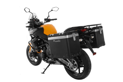 ZEGA Pro Koffersystem "And-Black" 45/45 Liter mit Stahlträger schwarz für Kawasaki Versys 650 (2010-2014)