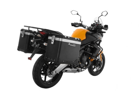 ZEGA Pro Koffersystem "And-Black" 45/45 Liter mit Stahlträger schwarz für Kawasaki Versys 650 (2010-2014)