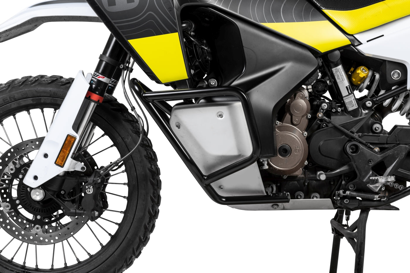 Tanksturzbügel Edelstahl Schwarz für Husqvarna Norden 901