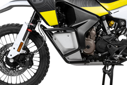 Tanksturzbügel Edelstahl Schwarz für Husqvarna Norden 901