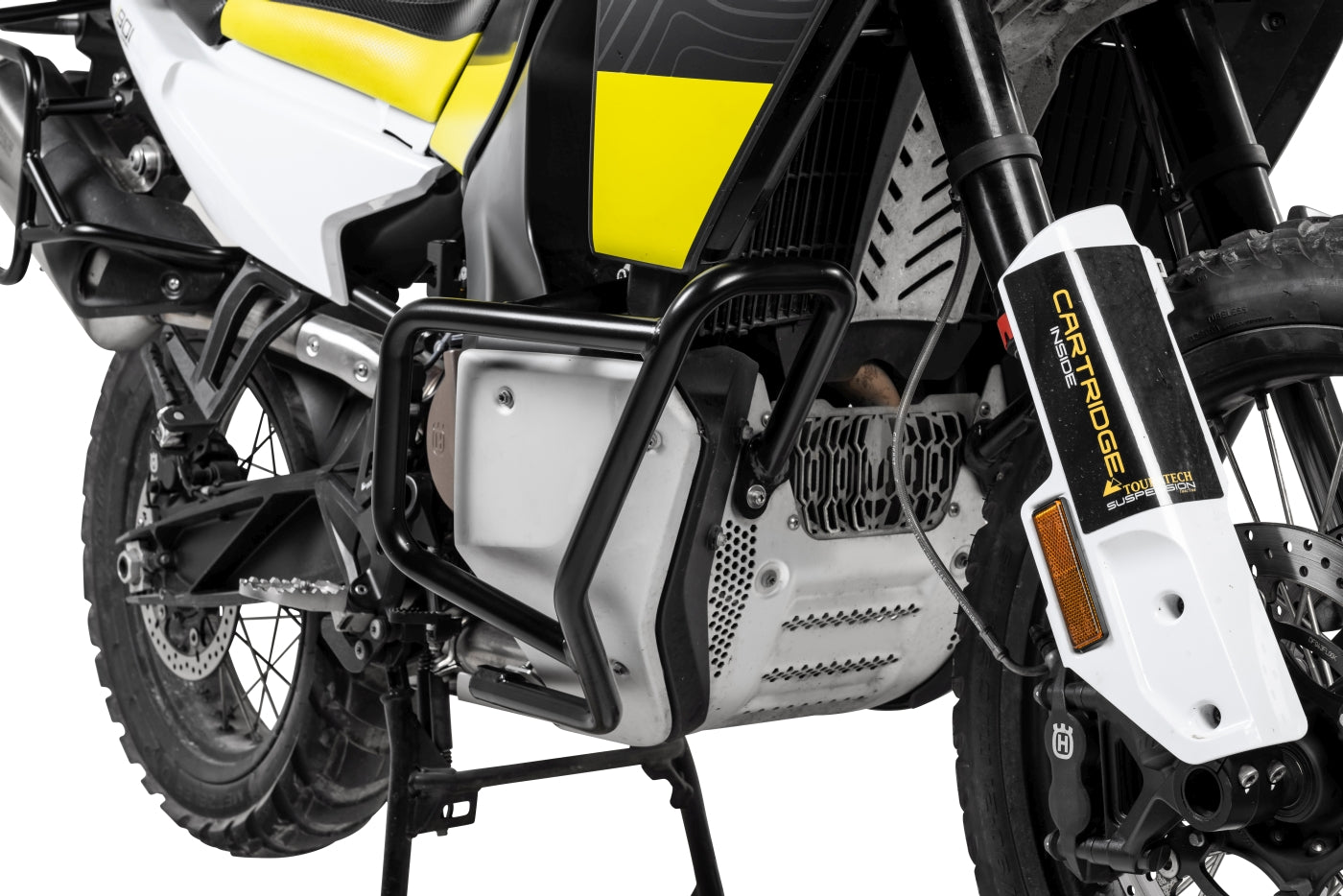 Tanksturzbügel Edelstahl Schwarz für Husqvarna Norden 901