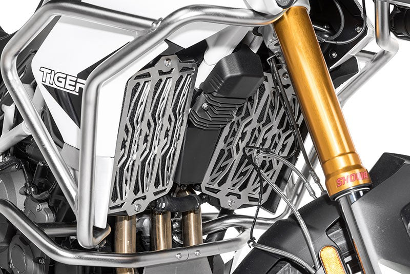 Kühlerschutz schwarz für Triumph Tiger 900