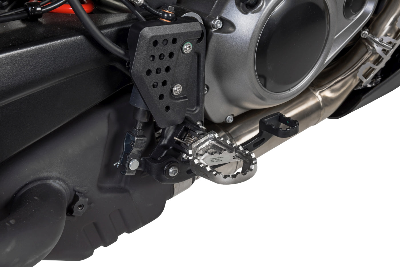 Fernreisefußrasten *Works*  für Harley-Davidson RA1250 Pan America