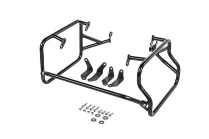 ZEGA Evo X "Premium Edition" Sondersystem "And-Black" 45/45 ltr.  mit Edelstahlträger schwarz  inkl. 2x Innentaschen und 6x Schlössern für Harley-Davidson RA1250 Pan America