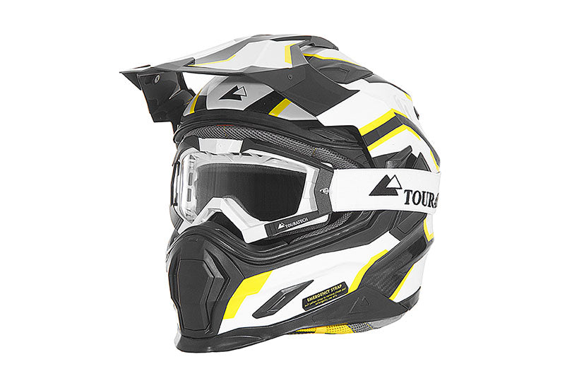 Brille Touratech Aventuro Carbon mit Touratechband, weiß