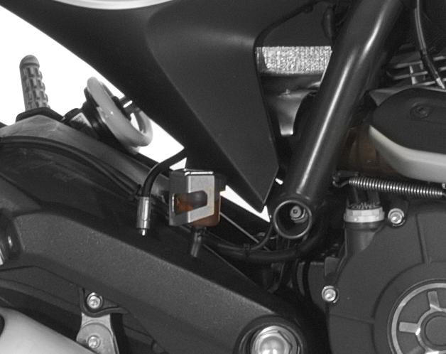 Schutz Bremsflüssigkeitsbehälter hinten für Ducati Scrambler