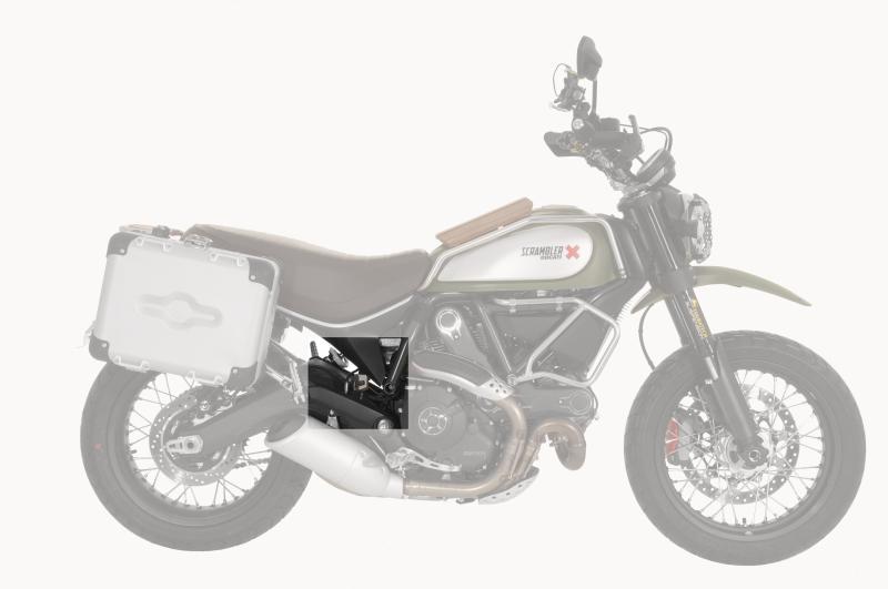 Schutz Bremsflüssigkeitsbehälter hinten für Ducati Scrambler