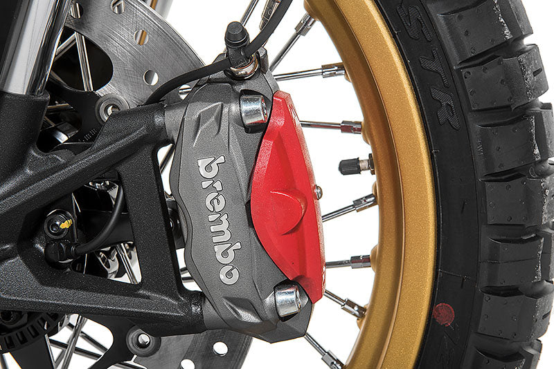 Bremssattelabdeckung vorn, rot für Ducati Scrambler ab 2015