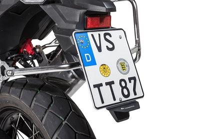Spritzschutz unter Kennzeichen für  Yamaha Tenere 700 / World Raid; Honda CRF1100L Africa Twin, CRF 1100L Adventure Sports