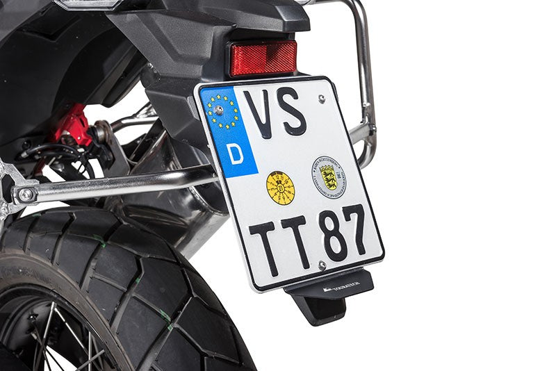 Spritzschutz unter Kennzeichen für  Yamaha Tenere 700 / World Raid; Honda CRF1100L Africa Twin, CRF 1100L Adventure Sports