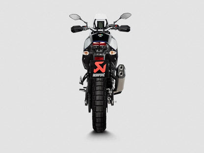 Endschalldämpfer Akrapovic slip-on, Titan, Yamaha Tenere 700 / World Raid