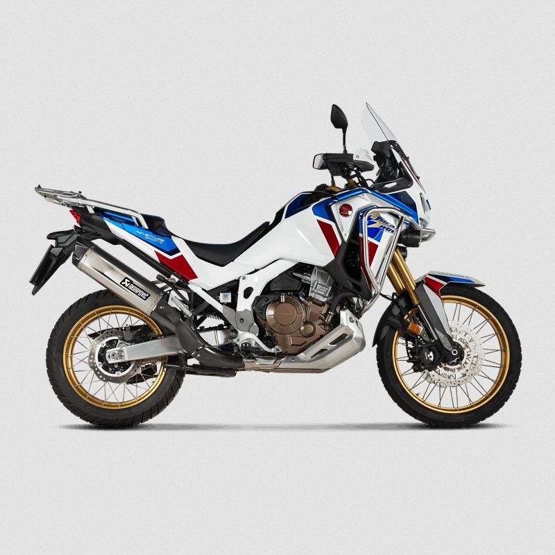 Endschalldämpfer Akrapovic slip-on, Titan, für Honda CRF1100L Africa Twin/ CRF1100L ADV Sports ab 2020