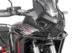 Scheinwerferschutz schwarz mit Schnellverschluss für Honda CRF1100L Africa Twin "OFFROAD USE ONLY"