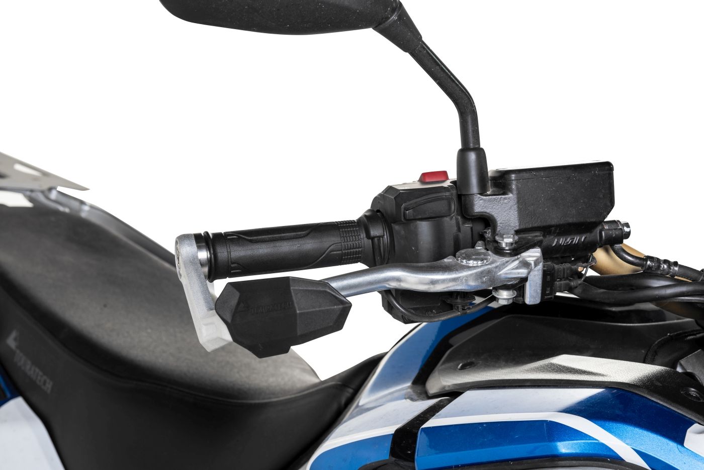 Handprotektoren DEFENSA Leverguard, silber, Honda CRF1100L Africa Twin / CRF1100L Adventure Sports