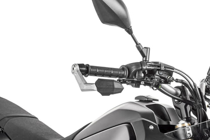 Handprotektoren DEFENSA Leverguard, silber, Yamaha Tenere 700 / World Raid