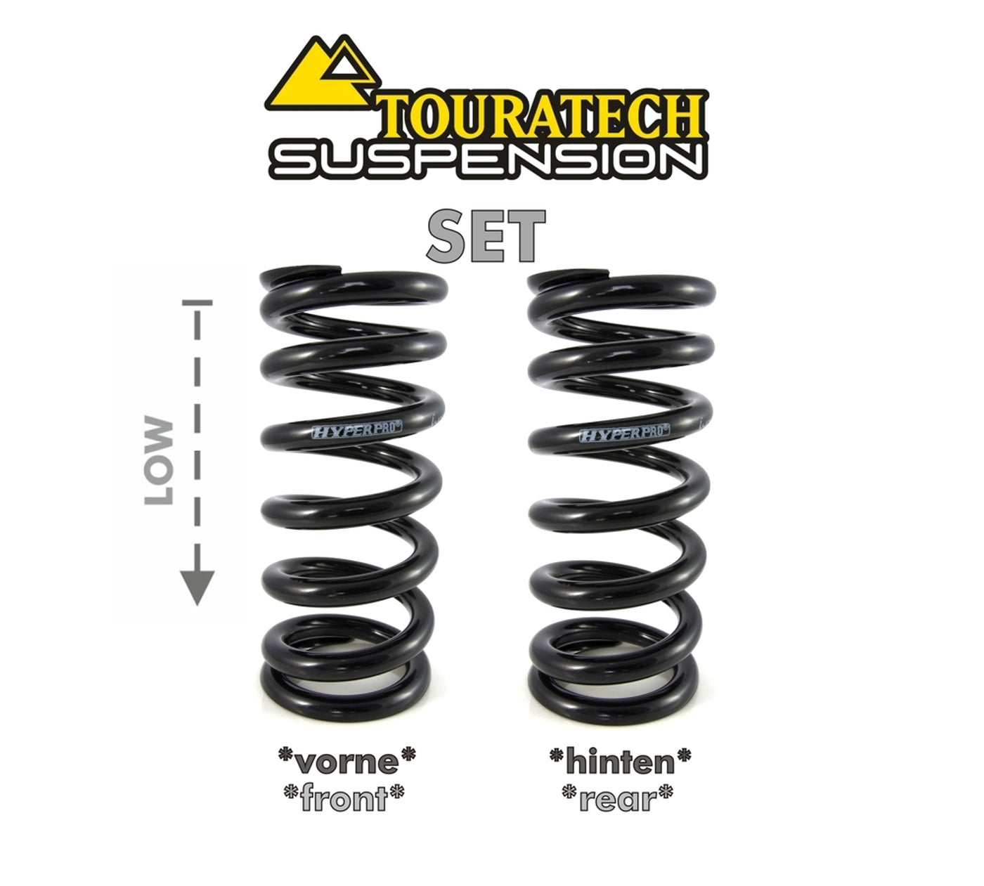 Austauschfedern Tieferlegung -20mm für BMW R1250GS Adventure 2018-2021 „Original Federbeine mit BMW Dynamic ESA“ 2018 - 2021