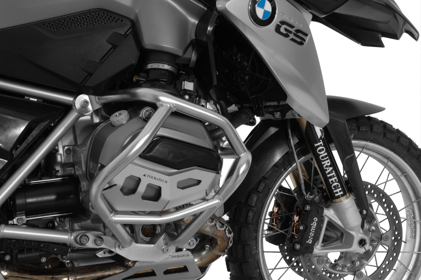Zylinderschutz / Ventildeckelschutz Alu natur, für BMW R1200GS ab 2013/ BMW R1200RT ab 2014/ BMW R1200R ab 2015/ BMW R1200RS