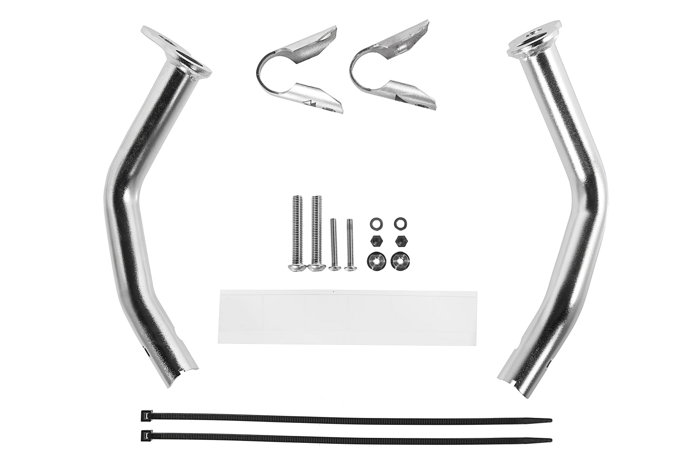 Verstärkungsstrebe Edelstahl für Original BMW Motorschutzbügel + Touratech Sturzbügelerweiterung, BMW R1200GS Adventure (LC) 2014-2016