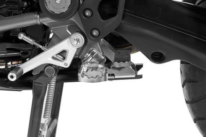 Fernreisefußrasten "Works" niedrig für BMW R1300GS, R1250GS/ Adventure, R1200GS ab 2013/ Adventure ab 2014, F850GS/ Adventure, F750GS