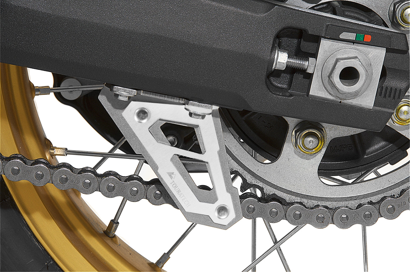 Kettenschutzfinne, alu natur eloxiert, für Honda CRF 1000L Africa Twin/ CRF1000L Adventure Sports