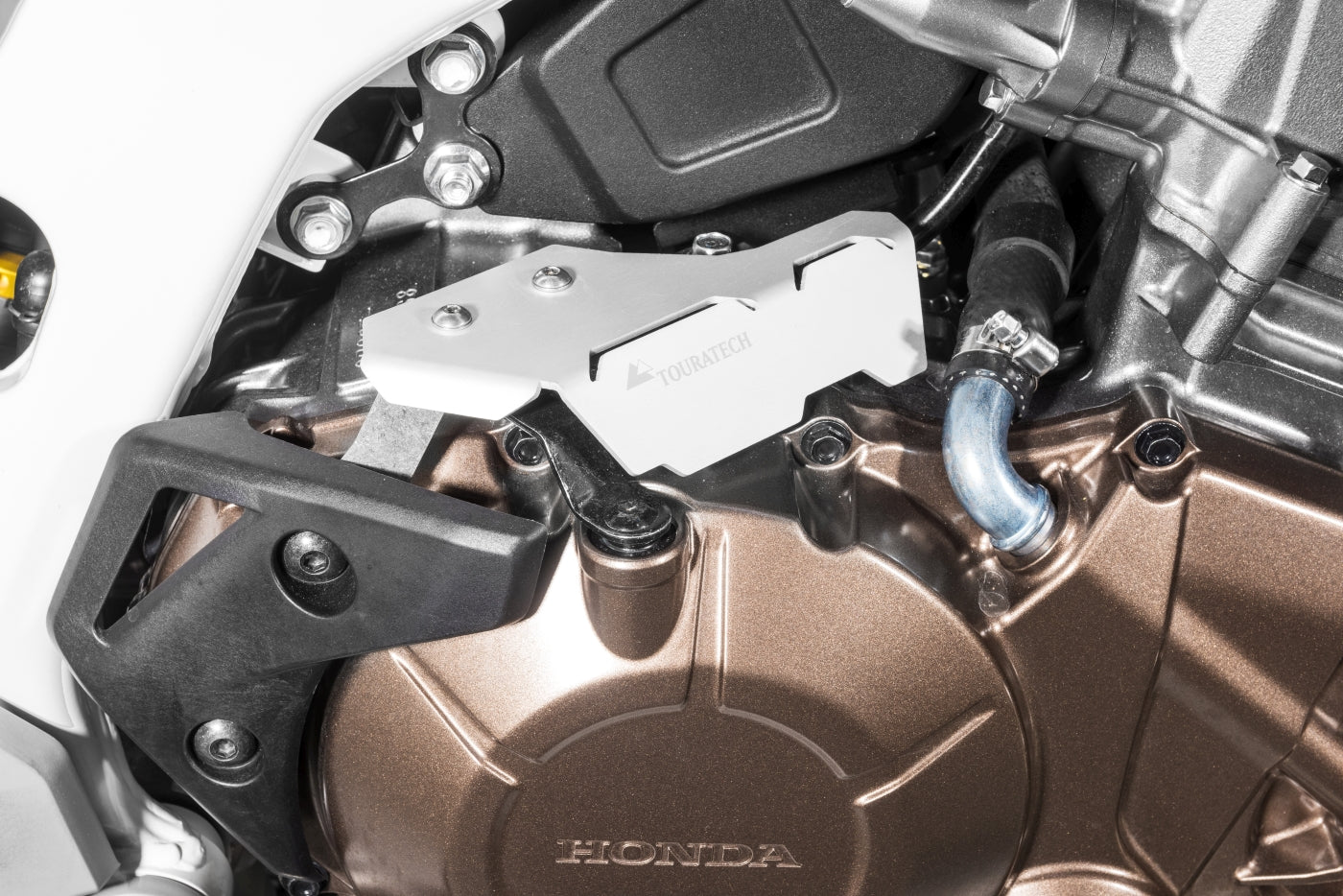 Schutz Kupplungszug unten, für Honda CRF1000L Africa Twin/ CRF1000L Adventure Sports, alu natur
