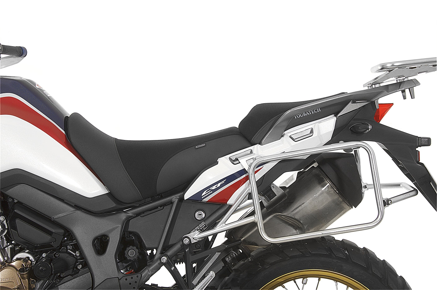 Komfortsitzbank Fahrer DriRide, für Honda CRF1000L Africa Twin/ CRF1000L Adventure Sports, atmungsaktiv, hoch