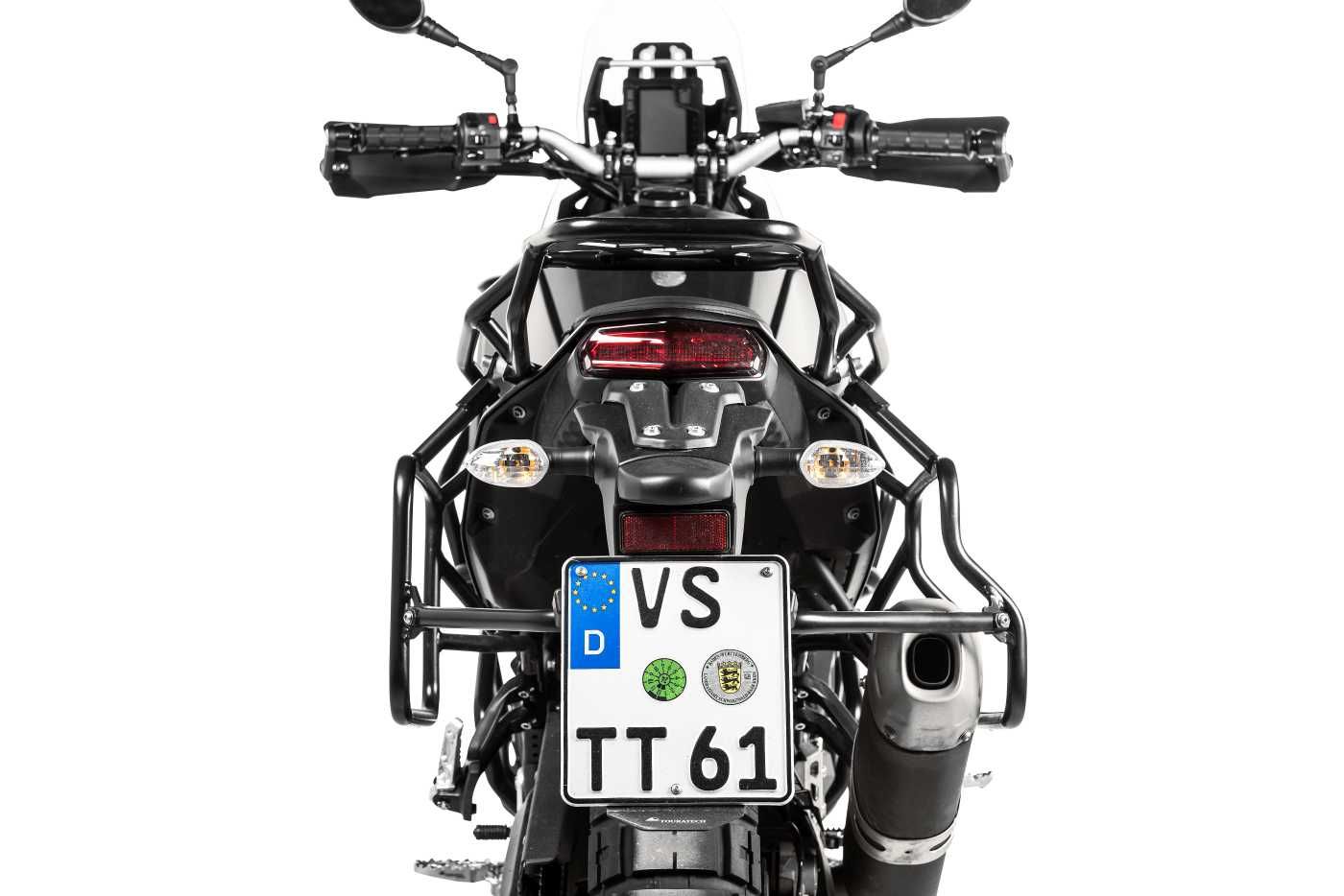 Kofferträger Edelstahl Sondersystem für ZEGA Evo X für Yamaha Tenere 700 / World Raid