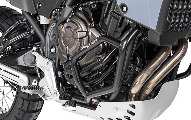 Motorsturzbügel Edelstahl schwarz für Yamaha Tenere 700