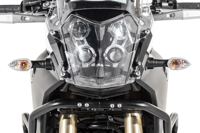 Scheinwerferschutz Makrolon mit Schnellverschluss für Yamaha Tenere 700 *OFFROAD USE ONLY*