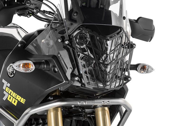 Scheinwerferschutz schwarz mit Schnellverschluss für Yamaha Tenere 700 *OFFROAD USE ONLY*