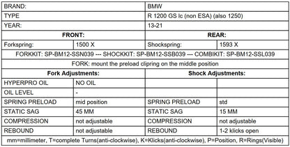 Touratech Suspension Tieferlegung -30mm für BMW R 1200 GS 2004 - 2005