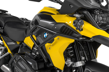 Verkleidungssturzbügel Edelstahl, schwarz für BMW R1250GS